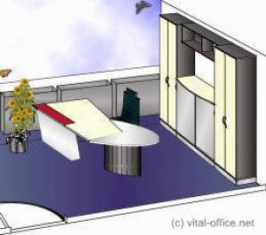 circon executive jet - executive desk - Professional space planning