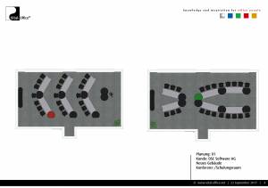 Akustikmaßnahmen - flexiconference in Schulungsräumen - DSC Software AG