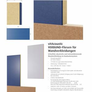 VitAcoustic® Composite Tiles for Wall Cladding – Technical Data and Installation Example