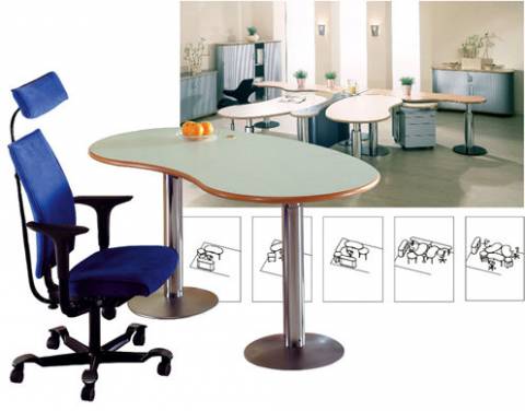 desks - infinity design c-style - Variation c-style