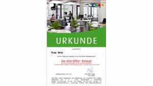 15.07.2011 - Ausbildungsreihe:  2.  "Die Vital-Office Produkte und Planungsbeispiele" .. gesunde Büros in der Praxis