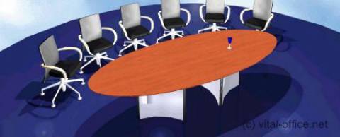 circon s-class - Extendable meeting table