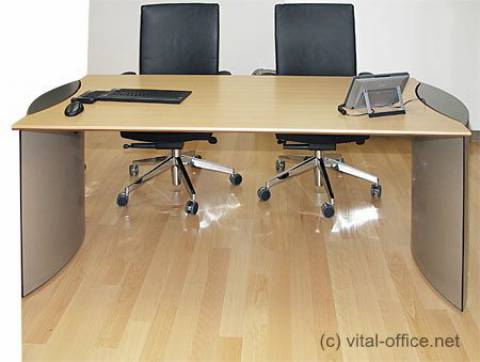 circon executive basic - executive desk - Base table with outside bases