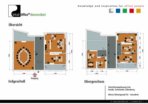 Büroplanung für die Gemeinde Collenberg