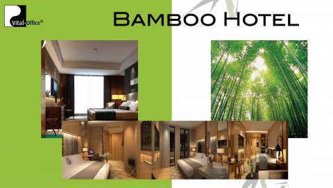 绿色竹材全竹酒店和定制家具